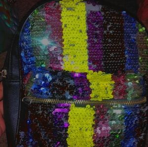 Glittery backpack